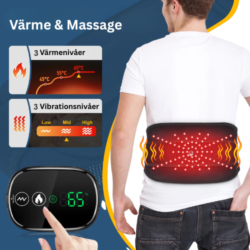 StayStrong PRO Red Light Heated Vibration Massager Belt